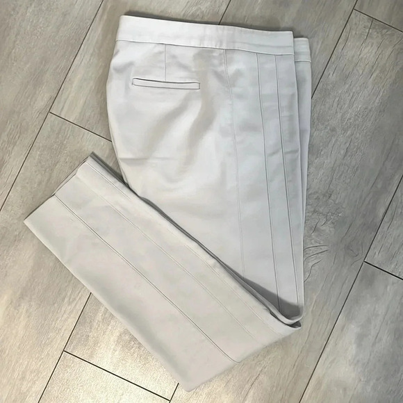 le chateau Pants - LE CHATEAU Straight Ankle Pants Grey, Size 8